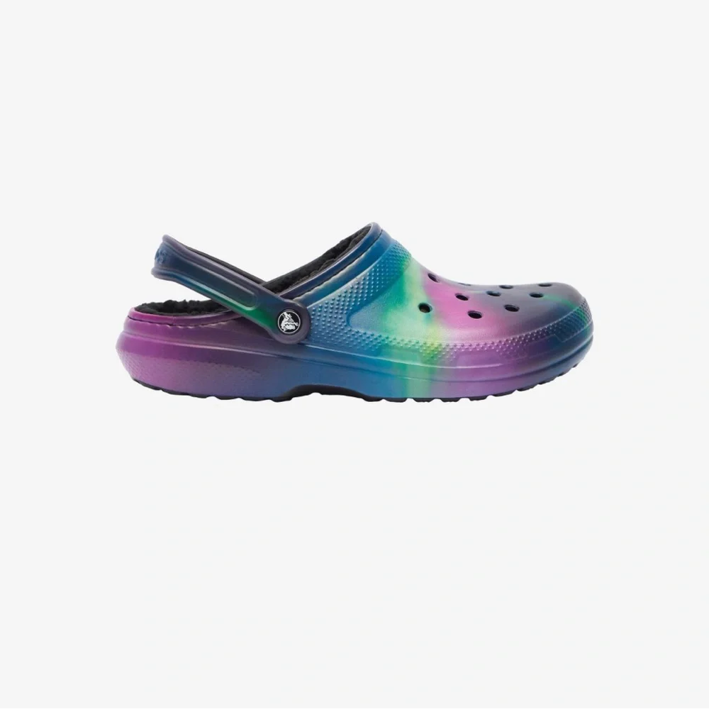 Crocs Classic Lined Clogs Men's Black/Multi - SCI-FI - Picture 5 of 7